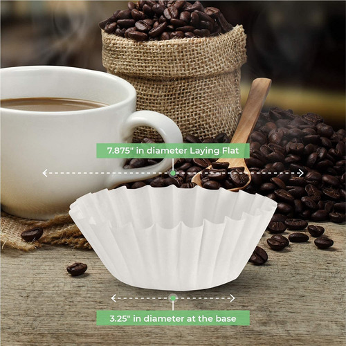 Filtros De Café Tupkee 8-12 Chávenas - 300 Unidades, Esti...
