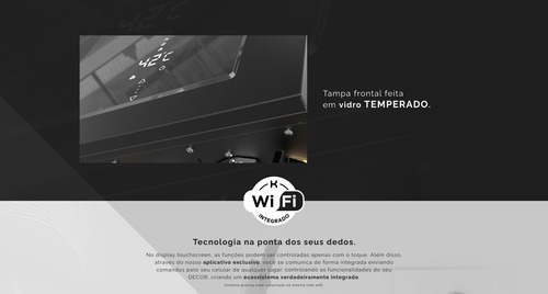 Aquecedor De Água A Gás Komeco 21 Bk Decor Glp Preto