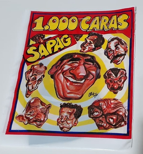 Sobre Retro Las 1000 Caras De Sapag Mascaras Famosos