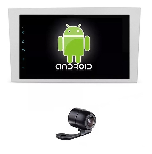 Central Multimídia Android 2din Usb Meriva Gps Câmera Ré