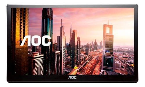 Monitor Portátil Aoc De 15.6'' Led Ips Hd, Conexión Usb 3.0 - Excelente (Reacondicionado)