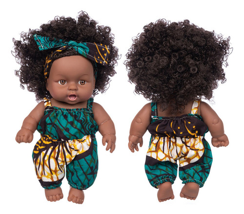 Muñeca De Juguete Africana Negra Para Bebé, Regalo De Navida