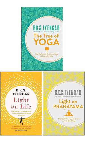 Libro B,k,s, Iyengar Collection 3 Books Set-inglés