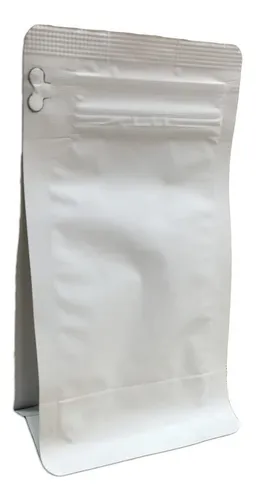 50 Bolsas Doypack Blanca 90x185 Base 50mm Zipper . Agronewen