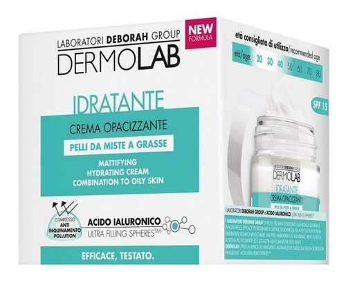 Crema Hidratante Matificante Dermolab Piel Mixta O Grasa