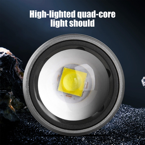 Proyector Portátil J, Luz Led Fuerte Para Exteriores, Recarg