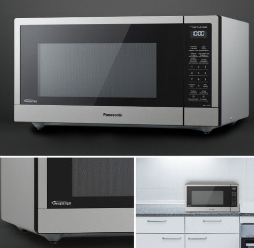 Horno Microondas Panasonic Inverter 1.6 Pc Digital 1200w