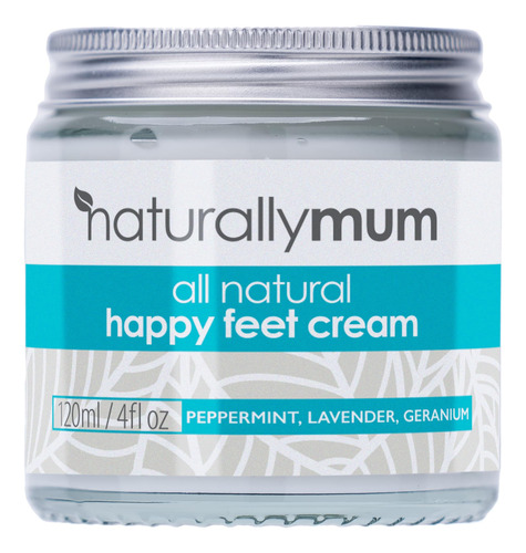 Naturallymum Crema Refrescante De Magnesio Para Pies De Ment