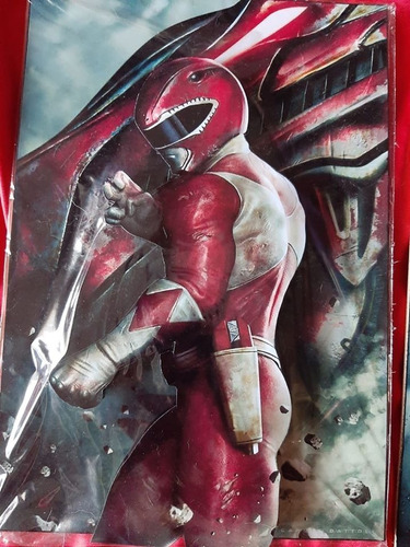 Power Ranger Cuadros De Madera Grandes 3d 3