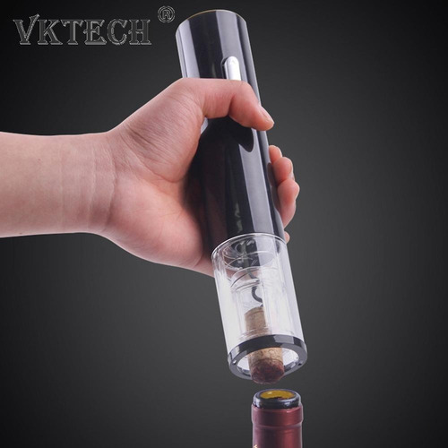 Imagen 4 de 8 de Abridor De Botellas De Vino Eléctrico Sacacorchos + Cortador