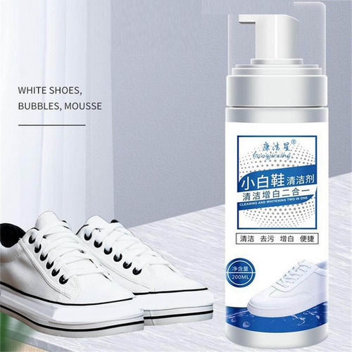 Limpiador De Zapatos Blanco C Small, Limpiador En Seco De Es