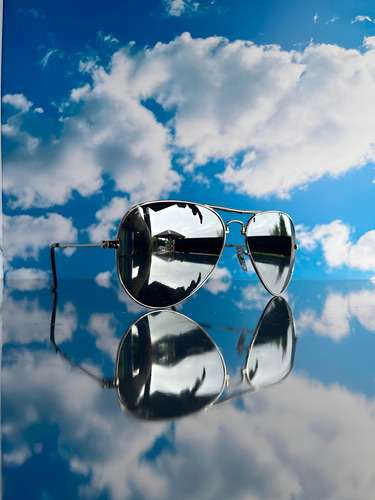 Rayban Anteojos Sol Aviador Folding 3479 003 Plateado Espejo Espejo Plateado Plateado Plateado Plateado