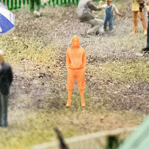 1:64 Figuras De Rua Da Moda Modelo De, Cenas De Estilo C