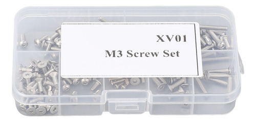 Juego De Tornillos M3, Kit Surtido De 103 Piezas De Acero In