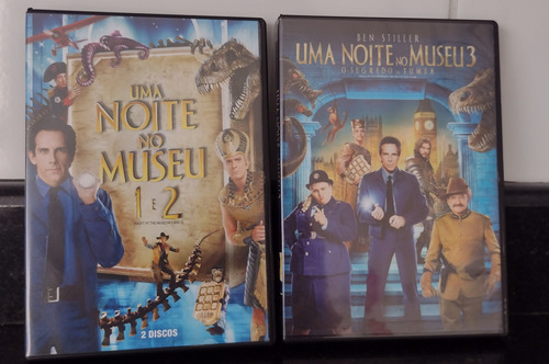 Coleção Dvd : Uma Noite No Museu 1,2 E 3  Original !!!