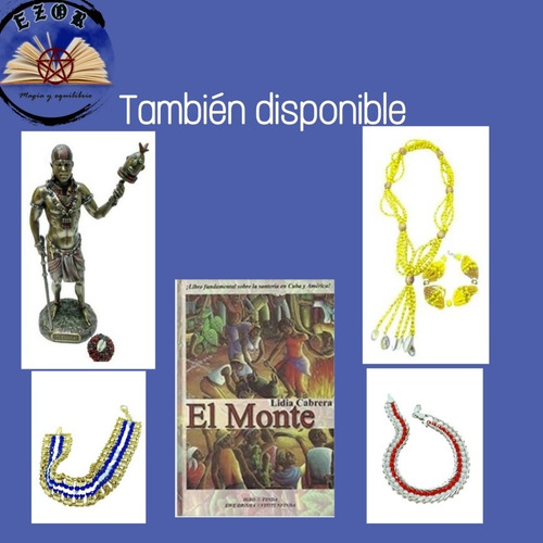 Imagen 5 de 8 de Pulsera De Obatala En Chapa De Oro Y Cristales Dobles