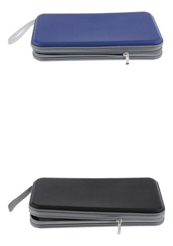 Funda De Almacenamiento Tipo Cartera Para 80 Discos, 2 Unida