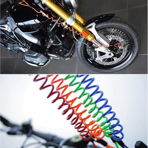 Cable Traba Disco Recordatorio Espiral Univer. Moto Bici Pem