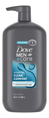 Jabon Liquido Dove Men+care Clean Comfort Hydrating 887 Ml
