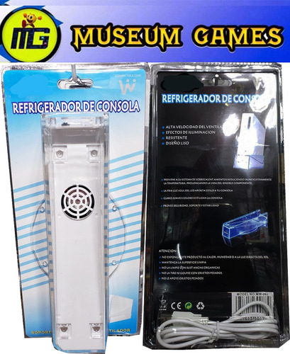 Base Con Cooler Y Luz Led Para Wii -nuevo - Local- Mg 