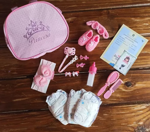 Bolsa Maternidade com Roupas para Boneca Bebê Reborn em Promoção é