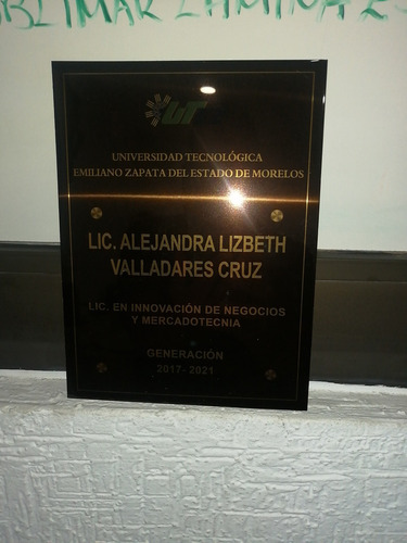 Placa De Aluminio Sublimada (reconocimientos) Pack 2