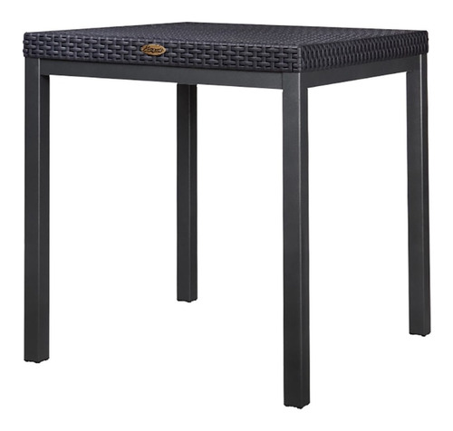 Mesa Tipo Rattan De Comedor, Terraza De Polipropileno/acero