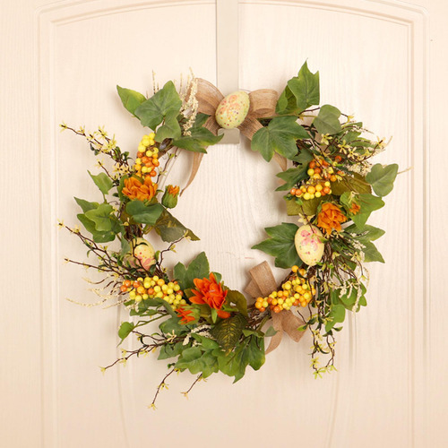 Decoración De La Decoración Del Lazo De De Pascua Colgante