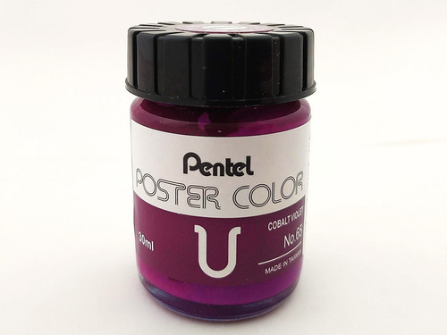 Tinta Guache Pentel Poster Color Violeta Cobalto 65 30ml