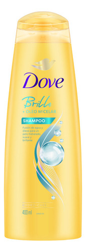 Shampoo Dove Brillo + Óleo Micelar 400 Ml