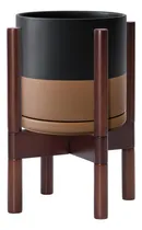 Comprar D'vine Dev Maceta De Ceramica Con Soporte, Maceta Redonda Mo