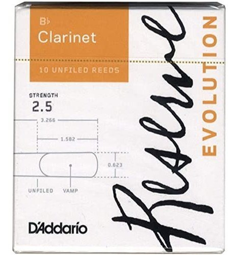 Daddario Woodwinds Cañas Para Clarinete Dce1025