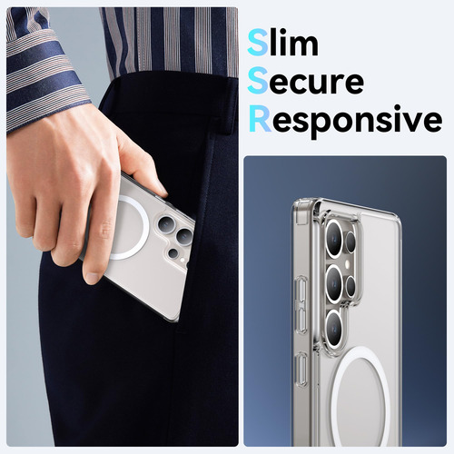 Funda Raptic Diamond Clear Para Samsung Galaxy S25 Ultra