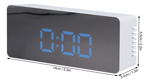 Reloj Despertador Con Espejo Led Reloj Digital Con Modo De