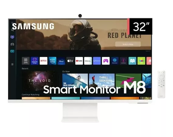 Monitor Smart Samsung M8 32' 4k Wifi Bluetooth Webcam Usb C
