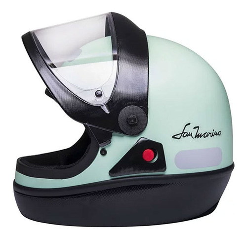 Imagem 3 de 5 de Capacete Taurus San Marino Colors Verde Claro