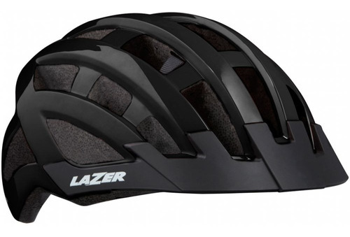 Capacete Lazer Compact Preto (54-61) In Mold Ciclismo Tamanho UN