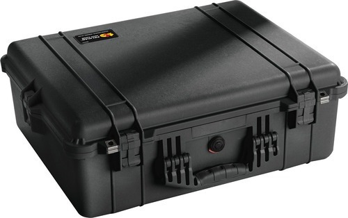 Caja Estuche Proteccion Pelican 1600 Sumergible Con Foam Color Negro