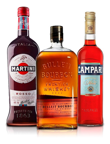 Kit Boulevardier (rosso + Campari + Bulleit) - Tomate Algo®