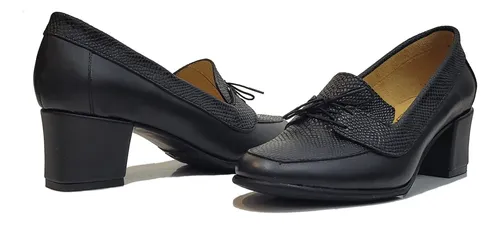 Zapatos Cl sicos Mocas n De Vestir Mujer Cuero Art 526 Cuotas