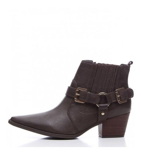 Bota Country Feminina Cano Curto Parô Brasil Marrom Terra