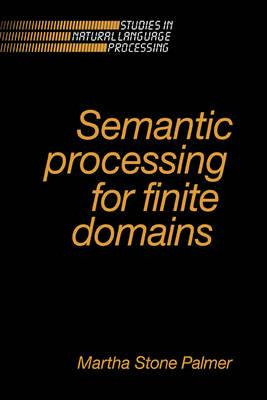 Libro Semantic Processing For Finite Domains - Martha Sto...