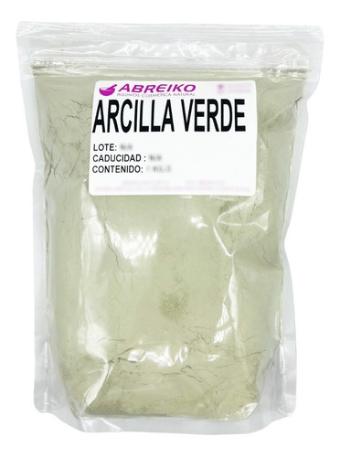 Arcilla Verde 1 Kilo Tipo de piel UNIVERSAL