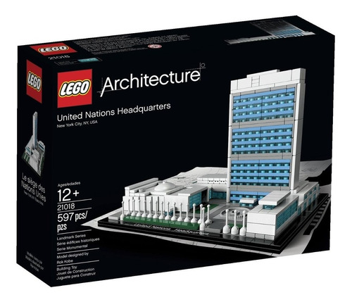 Sede Naciones Unidas United Nations Lego Architecture 21018