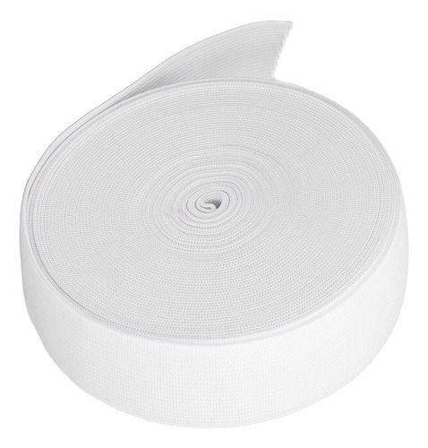 Banda Elástica Gruesa, Blanca, 10 Yardas, 3,5 Cm, Gruesa Y P