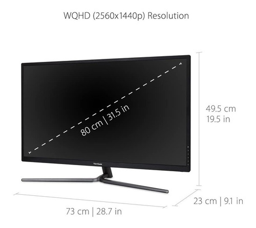 Imagen 7 de 9 de Viewsonic Vx3211-2k Monitor Pc 2k Wqhd 1440p Ips 32 In