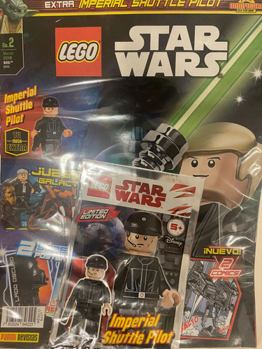 Revista Lego Star Wars #2 Incluye Imperial Schuttle Pilot