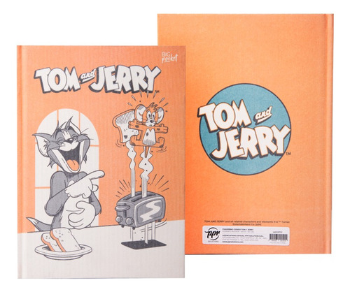 Cuaderno Tom Y Jerry Cosido Color Blanco