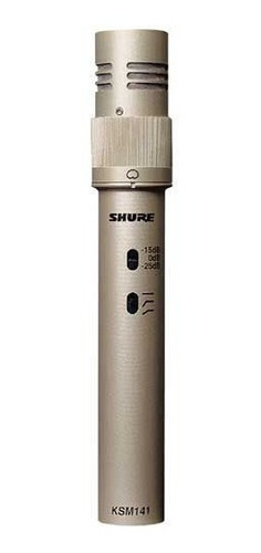 Micrófono Condensador Diafragma Shure Ksm141/sl + Envío 