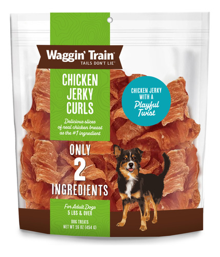 Waggin' Train Chicken Jerky Curls - Golosina De Cecina Para